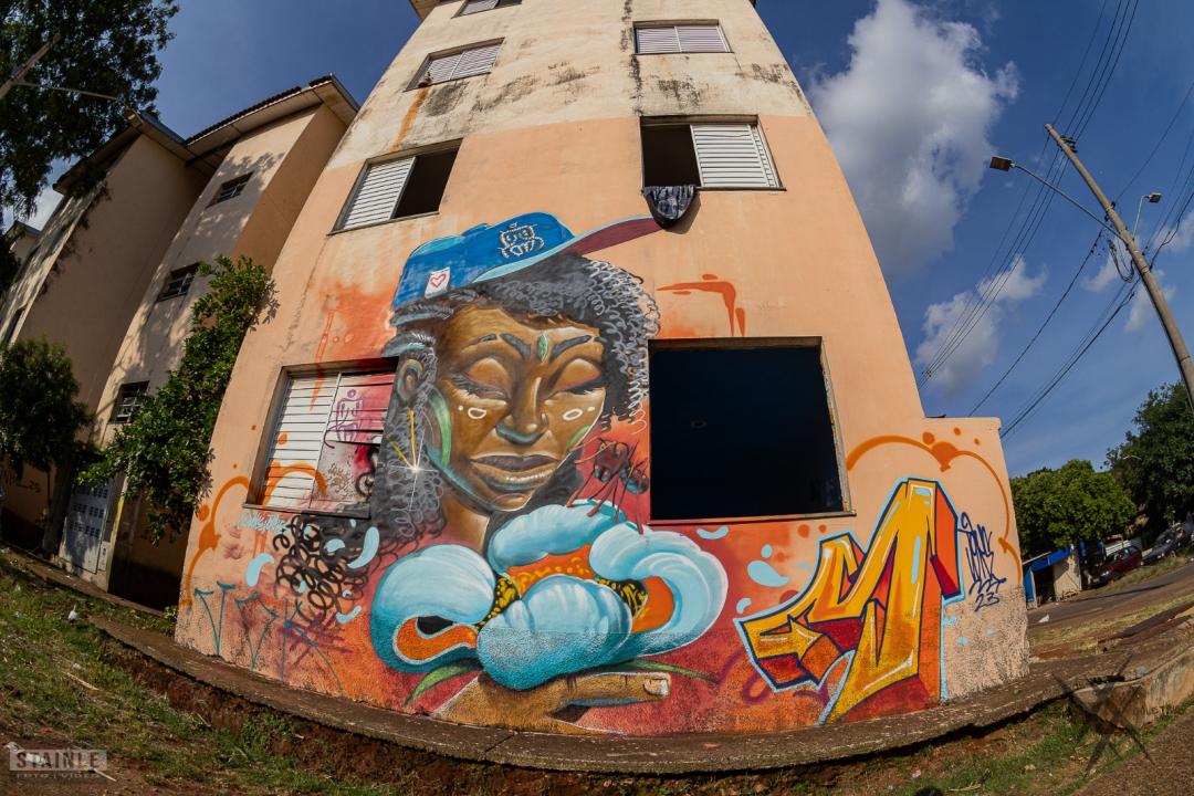 Foto 10 de 27 — Festival de Graffiti transforma Residencial dos Oitis em Araraquara; ‘lugar cheio de arte e esperança’